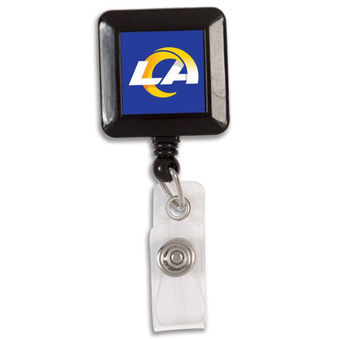 Los Angeles Rams Badge Holder Retractable Square