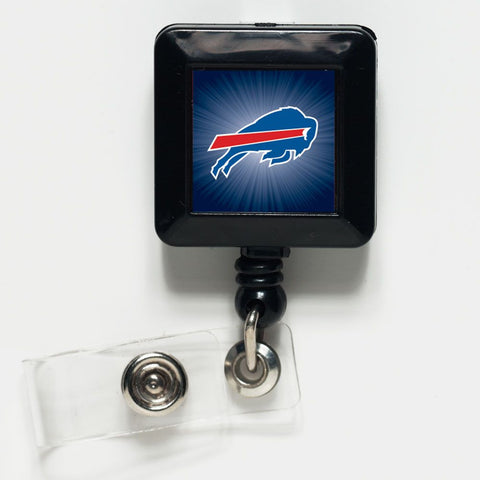 Buffalo Bills Badge Holder Retractable Square