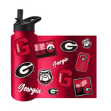 Georgia Bulldogs Quencher Bottle 34oz Stainless Steel Dreamweave