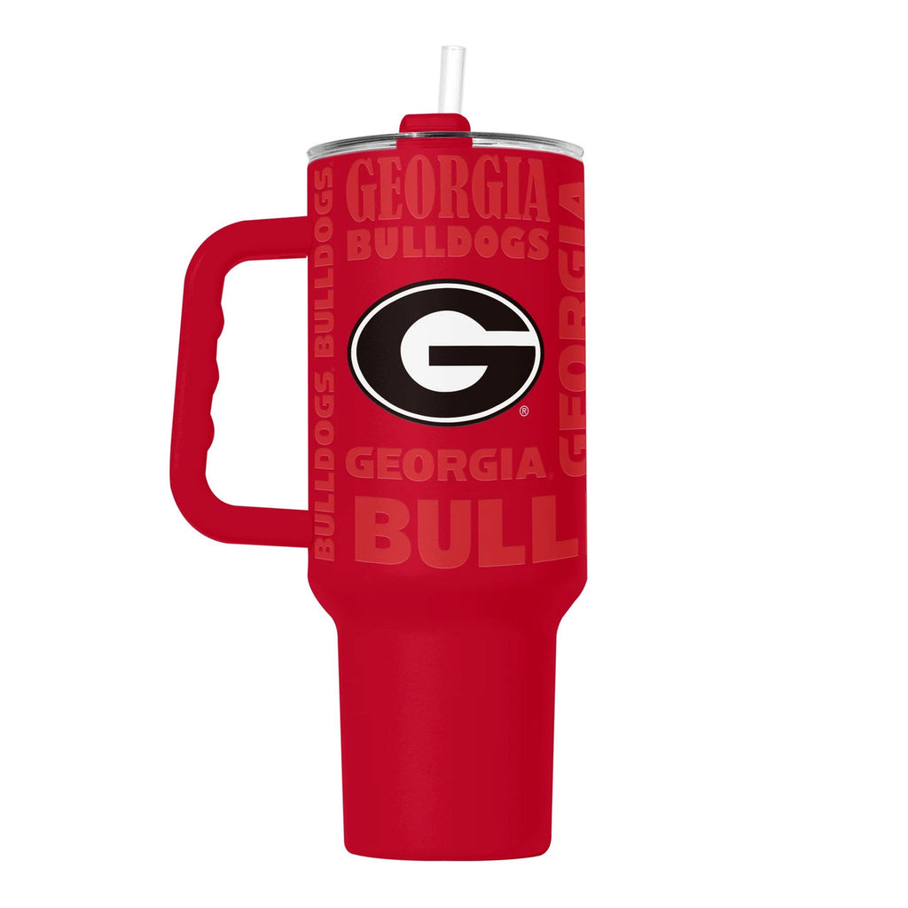 Georgia Bulldogs Tumbler 40oz Powder Coat Replay