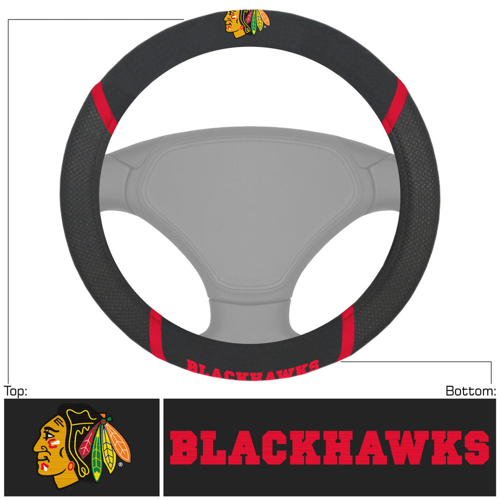 NHL - Chicago Blackhawks STEERING WHEEL COVER