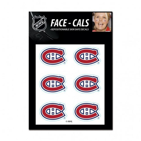 Montreal Canadiens Tattoo Face Cals - Special Order