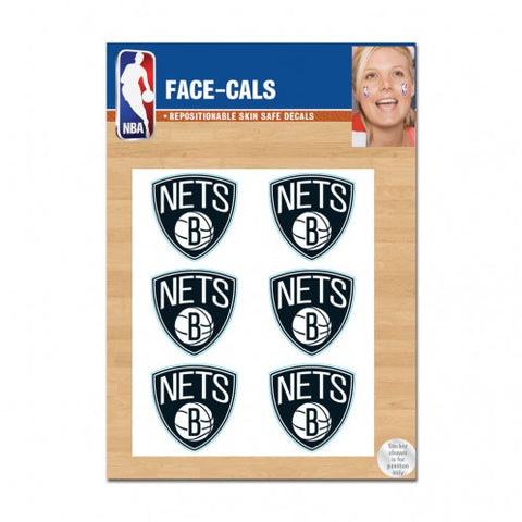 Brooklyn Nets Tattoo Face Cals - Special Order