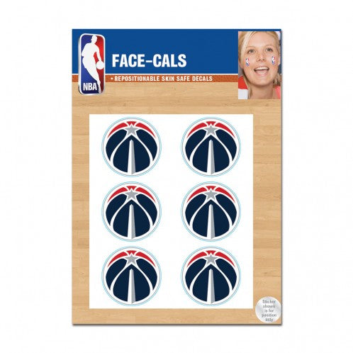 Washington Wizards Tattoo Face Cals - Special Order