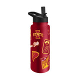 Iowa State Cyclones Quencher Bottle 34oz Stainless Steel Dreamweave