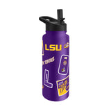 LSU Tigers Quencher Bottle 34oz Stainless Steel Dreamweave
