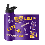 LSU Tigers Quencher Bottle 34oz Stainless Steel Dreamweave