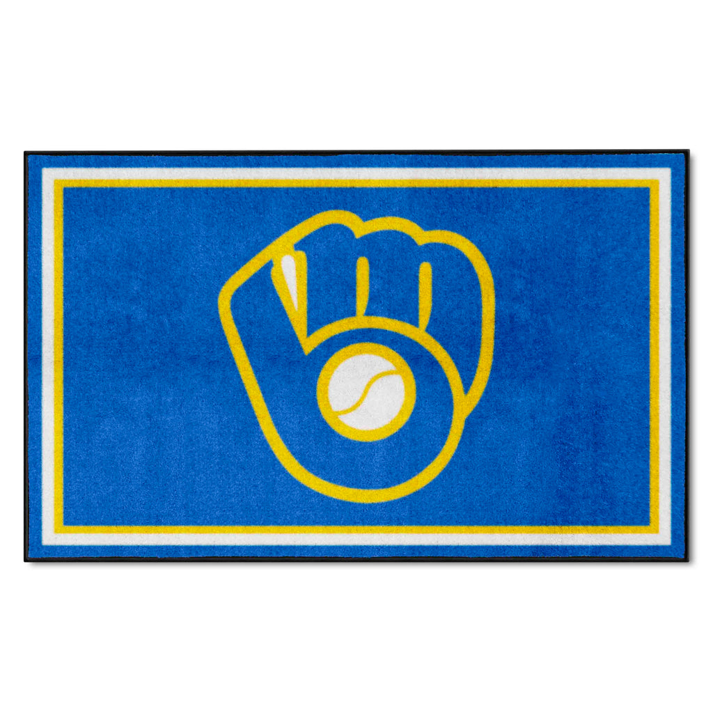 MLB - Milwaukee Brewers 4x6 Rug