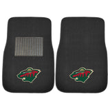 NHL - Minnesota Wild 2-pc Embroidered Car Mat Set