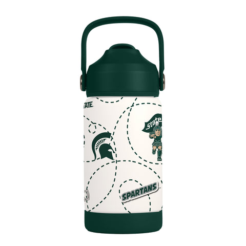 Michigan State Spartans Kids Bottle 12oz Stainless Steel Mascot