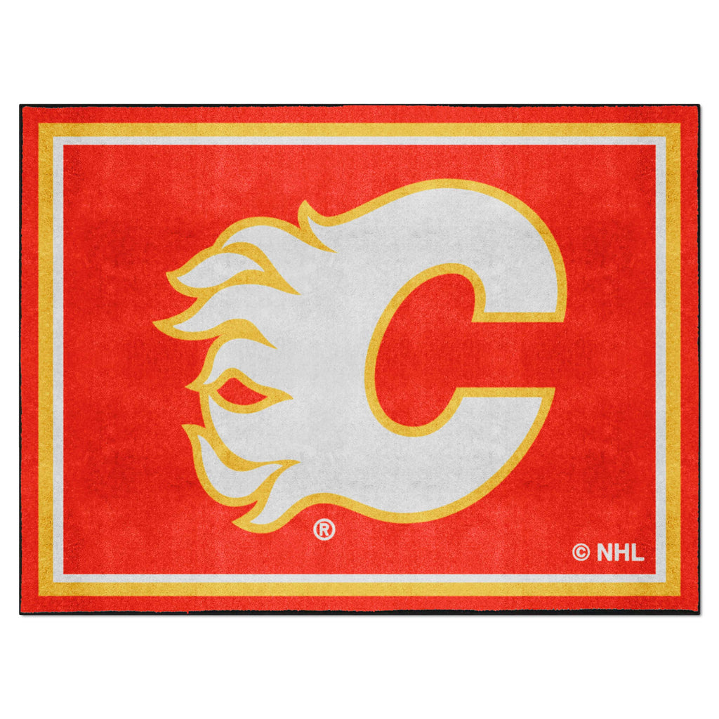 NHL - Calgary Flames 8x10 Rug