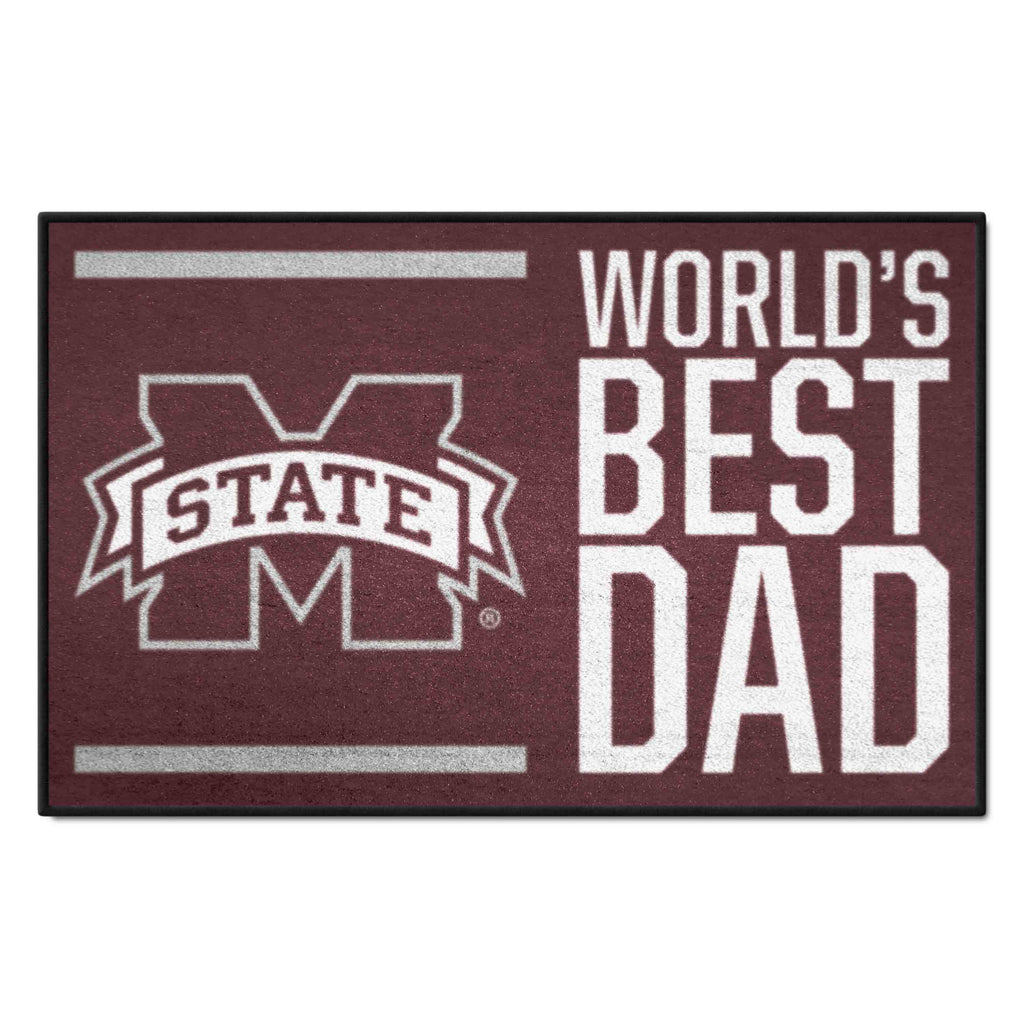 Mississippi State University Starter Mat - World's Best Dad