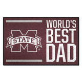 Mississippi State University Starter Mat - World's Best Dad
