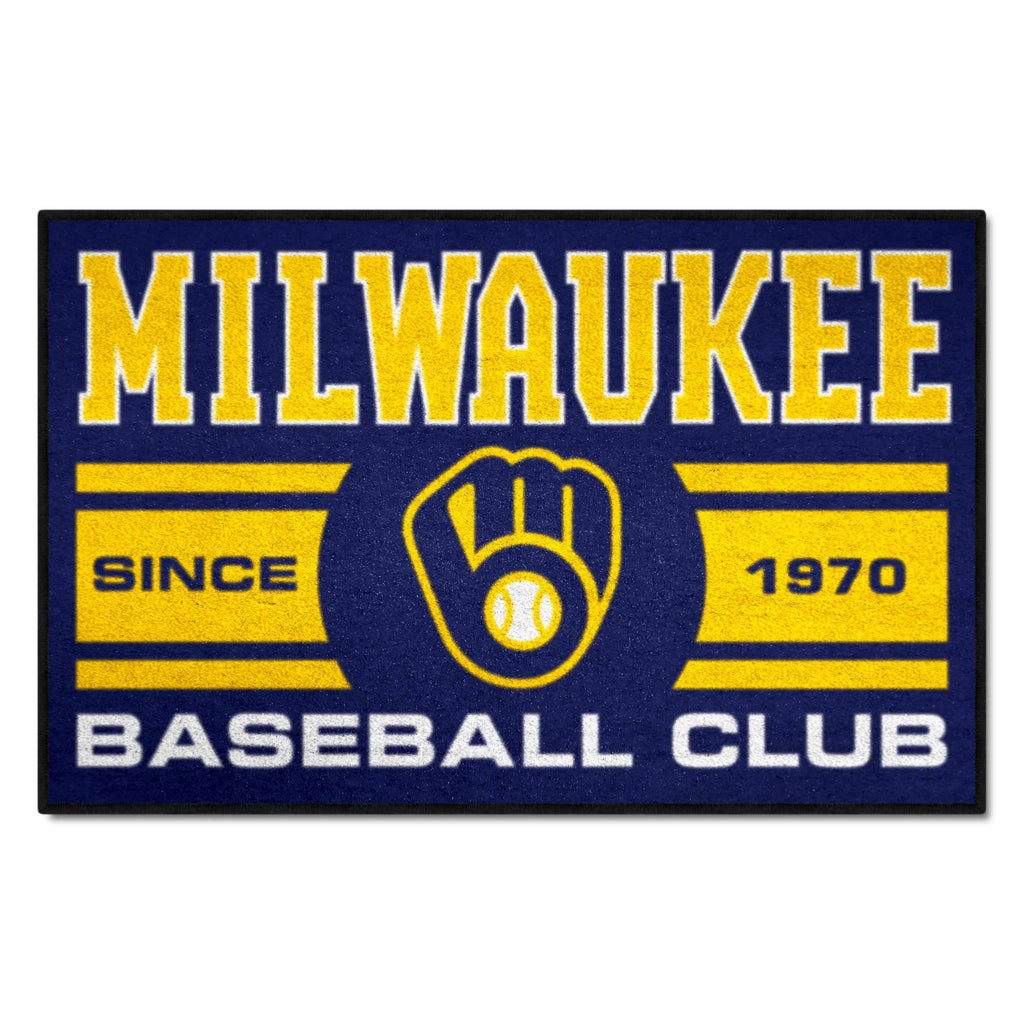 MLB - Milwaukee Brewers Starter Mat - Uniform