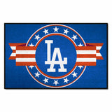 MLB - Los Angeles Dodgers Starter Mat - MLB Patriotic