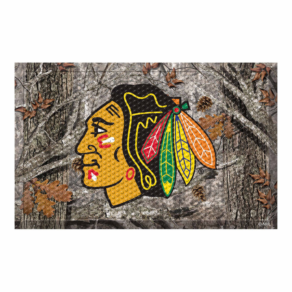 NHL - Chicago Blackhawks Camo Scraper Mat