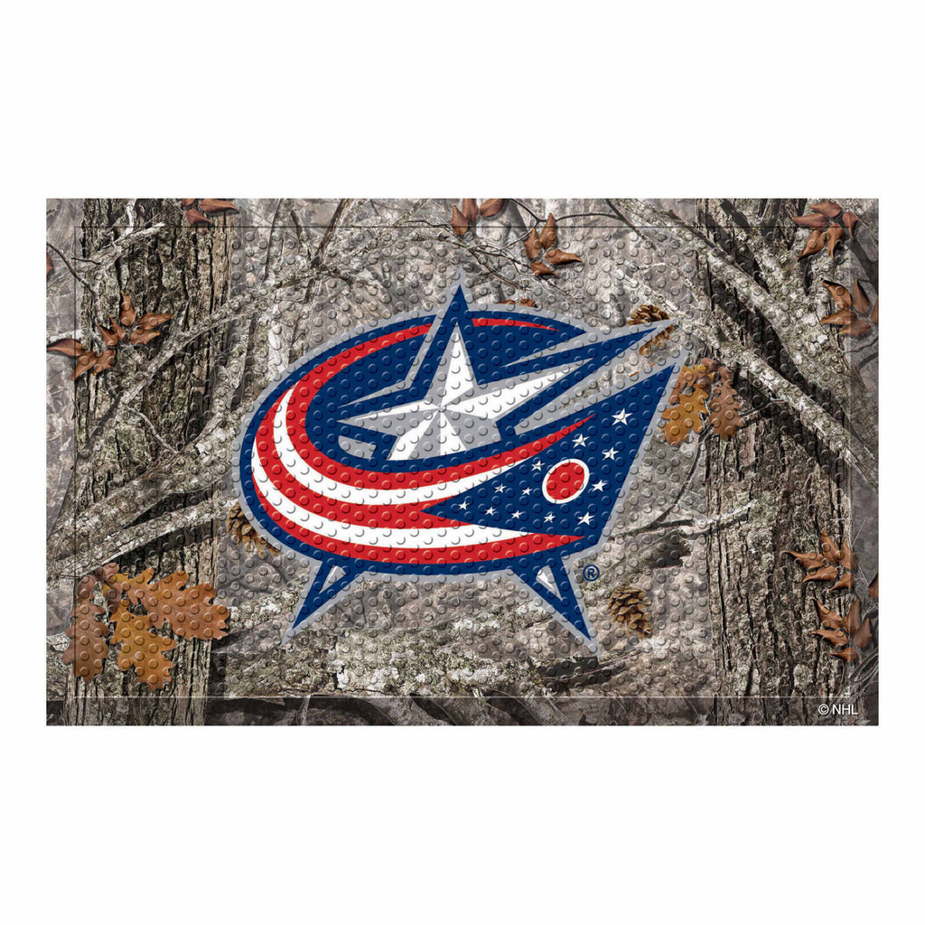 NHL - Columbus Blue Jackets Camo Scraper Mat