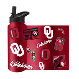 Oklahoma Sooners Quencher Bottle 34oz Stainless Steel Dreamweave