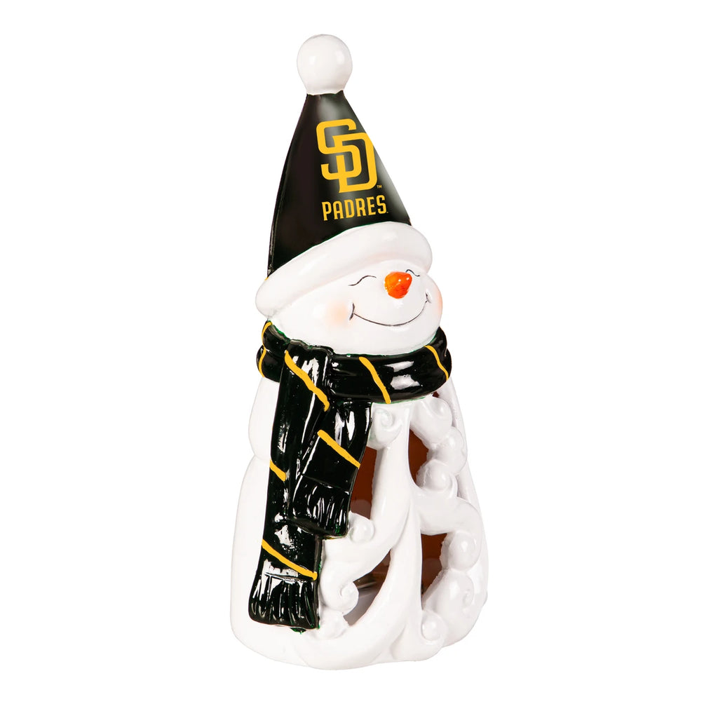 San Diego Padres Statue 8 Inch LED Snowman