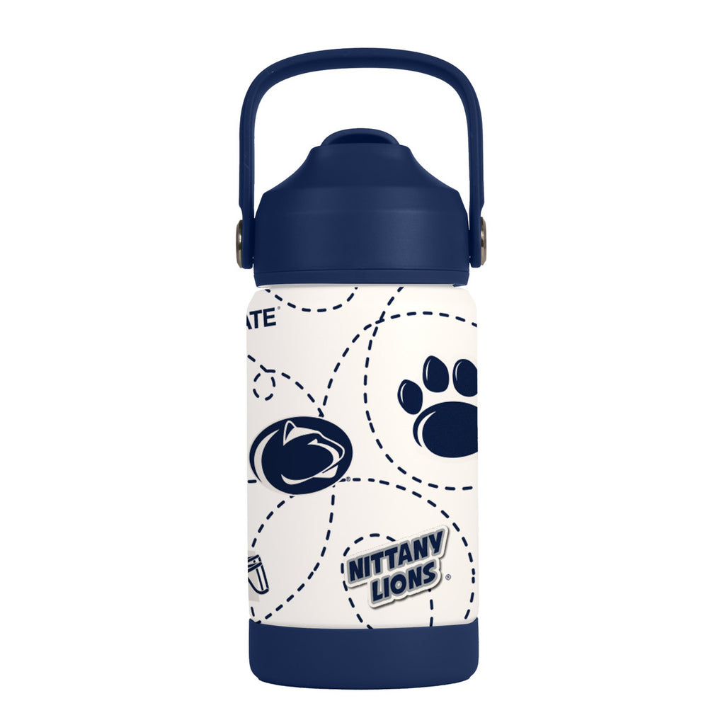 Penn State Nittany Lions Kids Bottle 12oz Stainless Steel Mascot