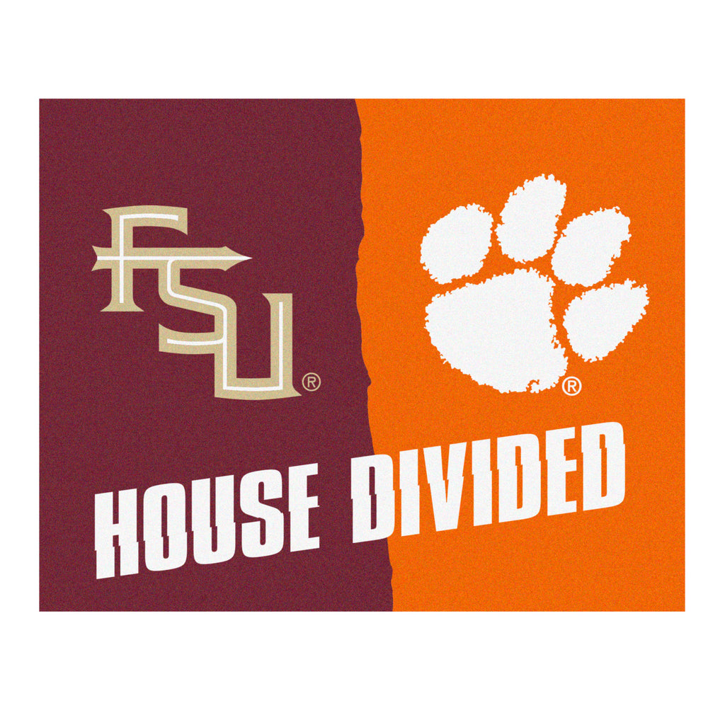 House Divided Mat - Florida State / Clemson