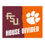 House Divided Mat - Florida State / Clemson