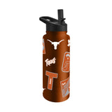 Texas Longhorns Quencher Bottle 34oz Stainless Steel Dreamweave