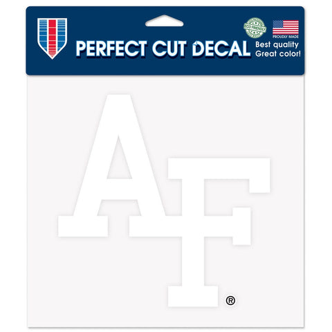 Air Force Falcons Decal 8x8 Perfect Cut White