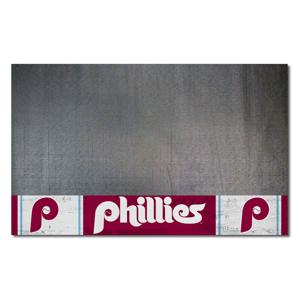 MLBCC ? Philadelphia Phillies Grill Mat - Retro