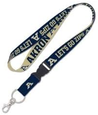 Akron Zips Lanyard with Detachable Buckle Two Tone - Special Order