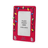 St. Louis Cardinals Picture Frame with Holiday Lights