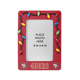 San Francisco 49ers Picture Frame with Holiday Lights
