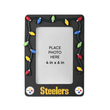 Pittsburgh Steelers Picture Frame with Holiday Lights