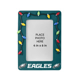 Philadelphia Eagles Picture Frame with Holiday Lights