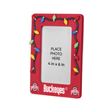 Ohio State Buckeyes Picture Frame with Holiday Lights