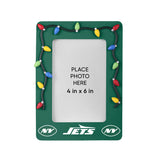 New York Jets Picture Frame with Holiday Lights