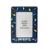 New England Patriots Picture Frame with Holiday Lights