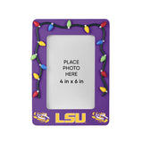 LSU Tigers Picture Frame with Holiday Lights
