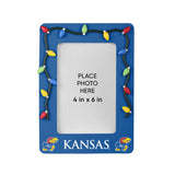 Kansas State Wildcats Picture Frame with Holiday Lights