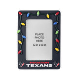Houston Texans Picture Frame with Holiday Lights