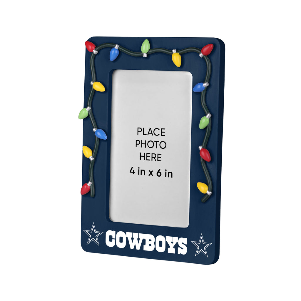 Dallas Cowboys Picture Frame with Holiday Lights