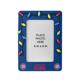 Chicago Cubs Picture Frame with Holiday Lights