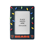 Chicago Bears Picture Frame with Holiday Lights