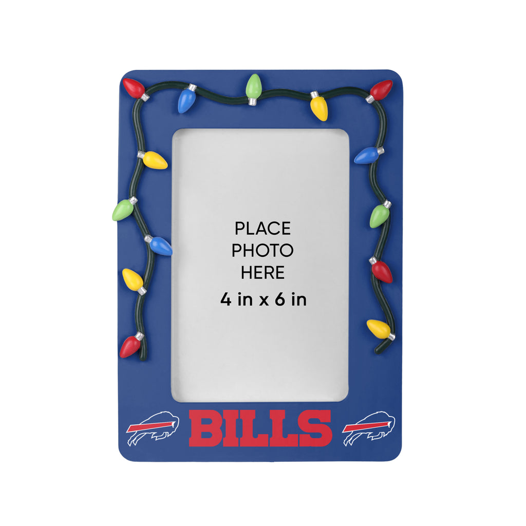 Buffalo Bills Picture Frame with Holiday Lights
