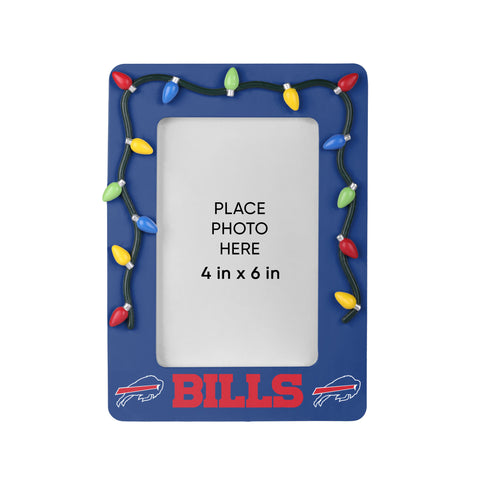 Buffalo Bills Picture Frame with Holiday Lights