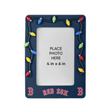 Boston Red Sox Picture Frame with Holiday Lights