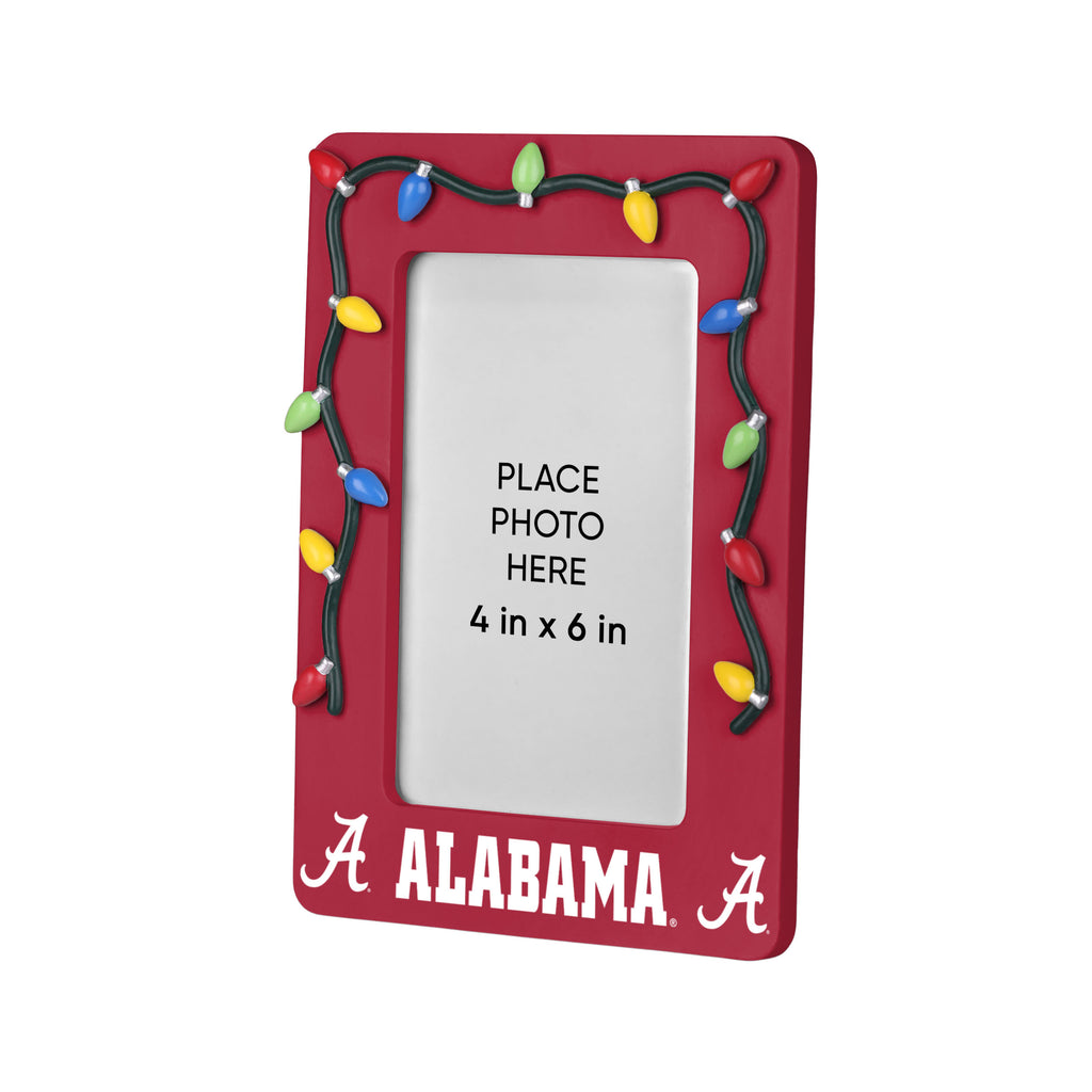 Alabama Crimson Tide Picture Frame with Holiday Lights
