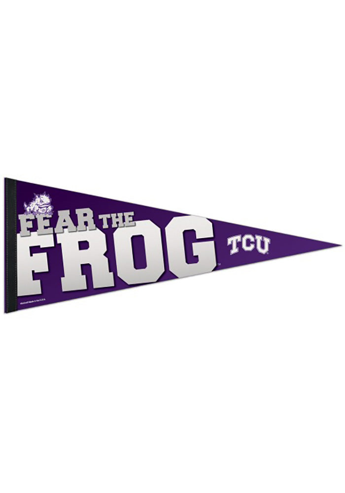 TCU Horned Frogs Pennant 12x30 Premium Style