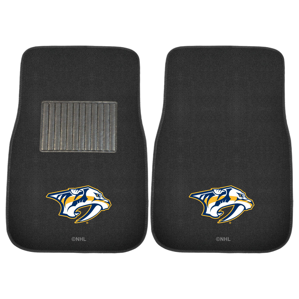 NHL - Nashville Predators 2-pc Embroidered Car Mat Set