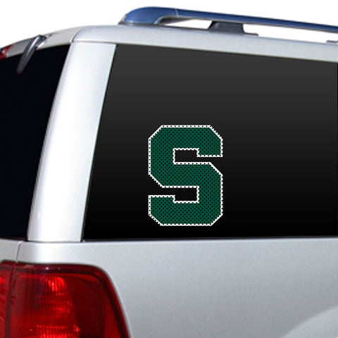Michigan State Spartans Window Film 12 Inch Die Cut